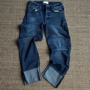 Women's Ever Eve High Rise Ever Straight Jeanw with Cuff Size 27